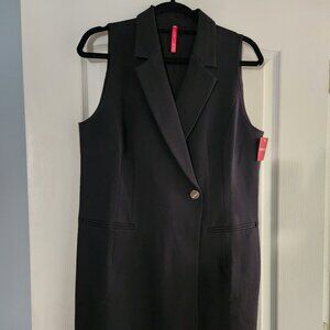 NWT Spanx The Perfect Vest Dress in Classic Black Size Large Classic Career New